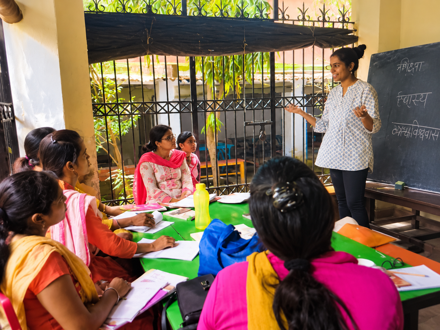 community classroom under the canopy